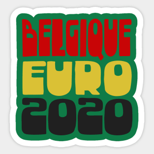 Belgique / Euro 2020 Football Fan Design Sticker